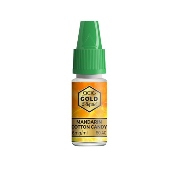 QCig Gold E-Liquids 10ml 12mg (60VG/40PG)