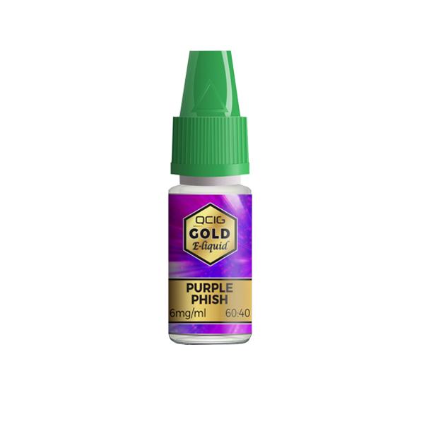 QCig Gold E-Liquids 10ml 18mg (60VG/40PG)