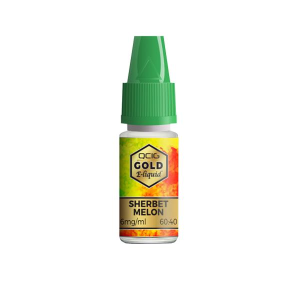 QCig Gold E-Liquids 10ml 18mg (60VG/40PG)