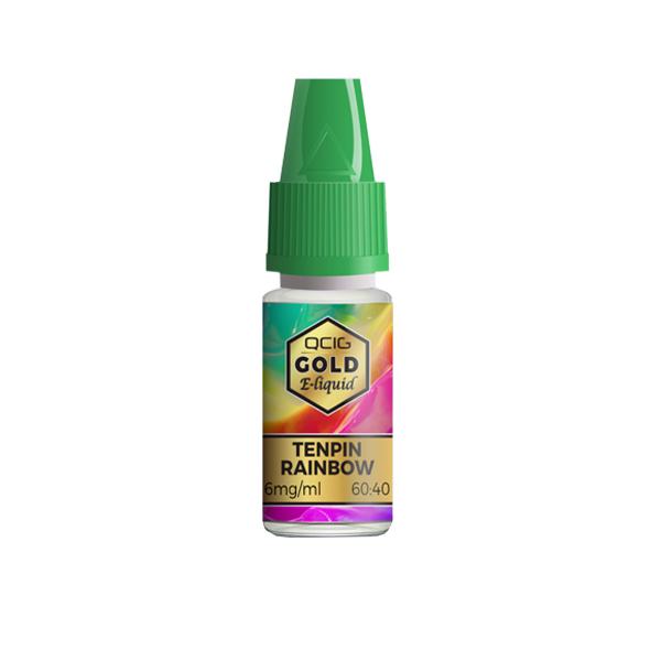 QCig Gold E-Liquids 10ml 12mg (60VG/40PG)