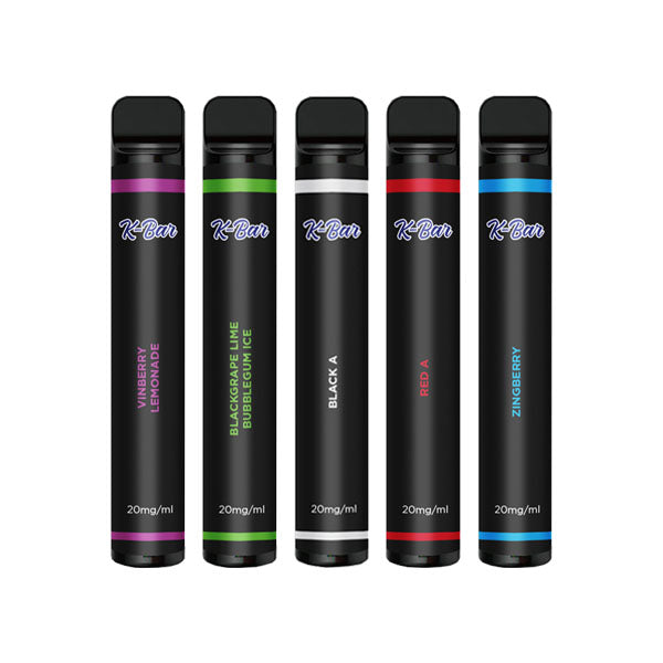 20mg Kingston K Bar Disposable Vape Device 600 Puffs