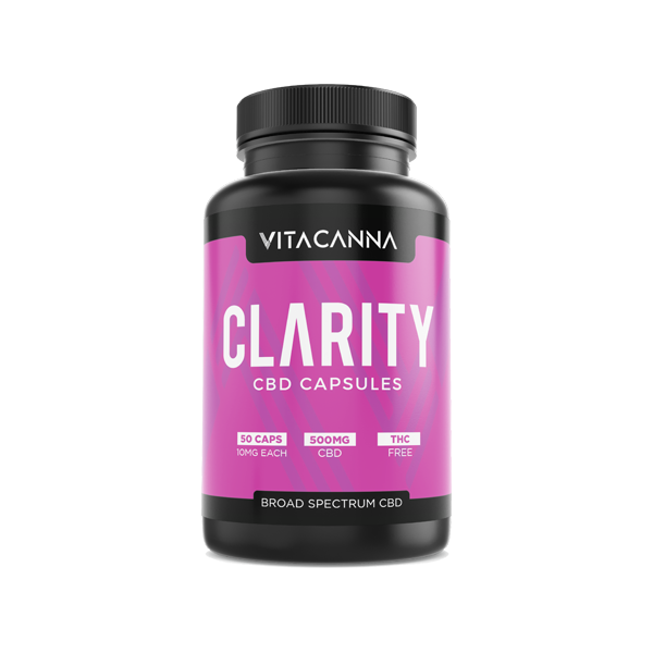 Vitacanna 500mg Broad Spectrum CBD Vegan Capsules - 50 Caps