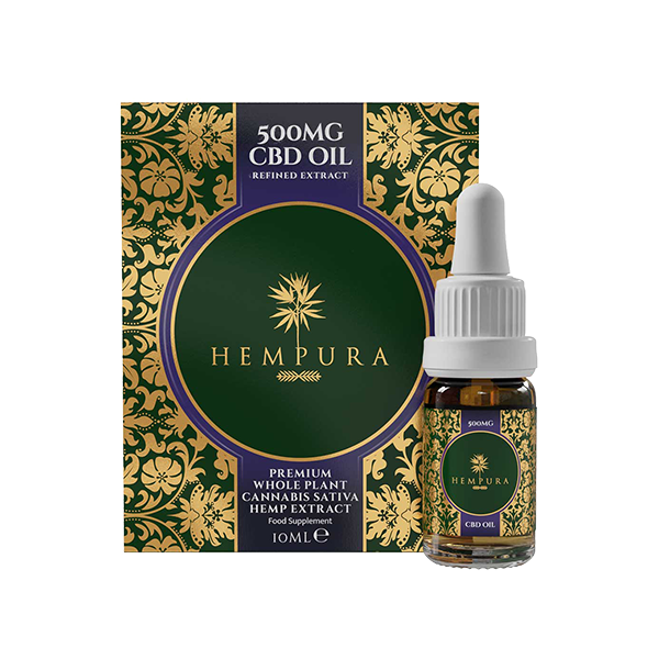 Hempura 500mg CBD Broad Spectrum Oil Refined with terpenes - 10ml