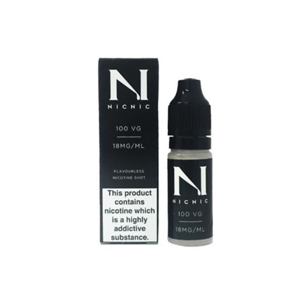 NIC NIC 18mg Nicotine Shot (100VG) 10ml